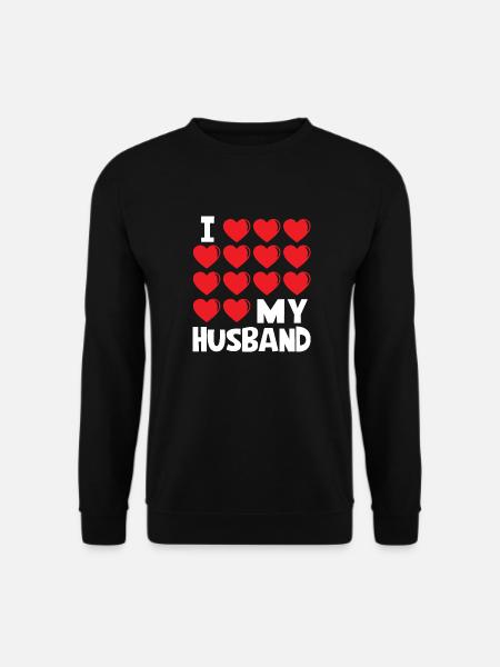 J'aime mon mari - Sweat-shirt Unisexe - noir
