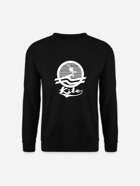 Kite logo retro - Unisex Sweatshirt - black