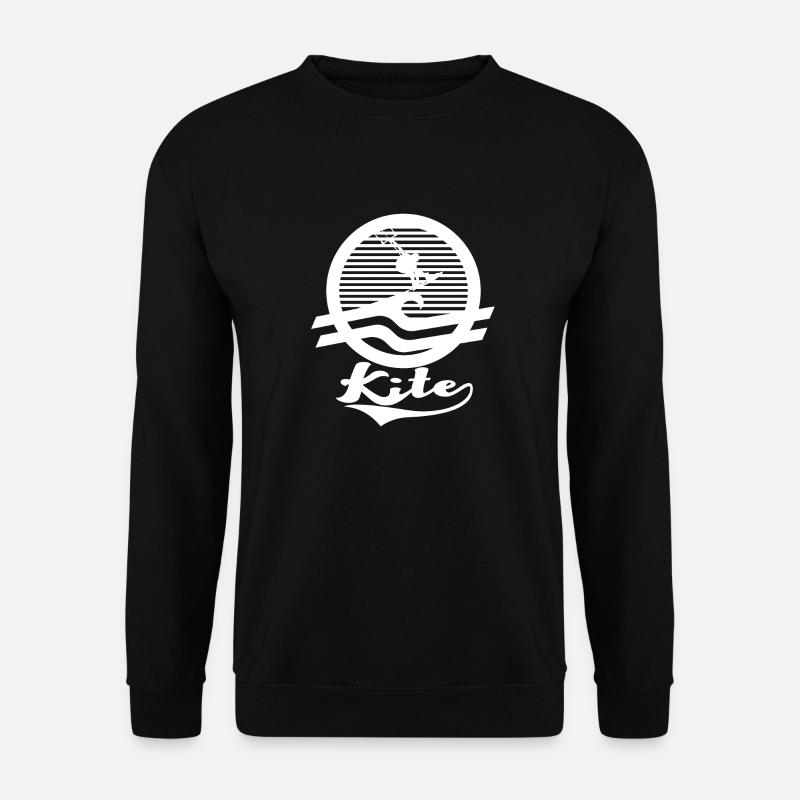 Kite logo retro - Unisex Sweatshirt - black