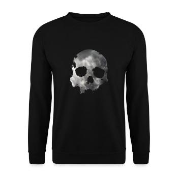 Schädel - Unisex Pullover - Schwarz - Vorne - Alina (178cm) & Michal (187cm)