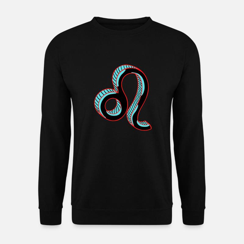 Leo zodiac sign design - Unisex Sweatshirt - black