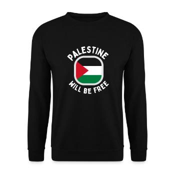 La Palestine gagnera la liberté BLM Paix Gaza Sous - Sweat-shirt Unisexe - noir - Devant - Alina (178cm) & Michal (187cm)