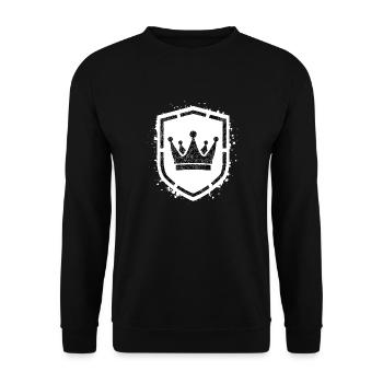 Schwammschablone Krone Schablone Schablone Inside Dial - Unisex Pullover - Schwarz - Vorne - Alina (178cm) & Michal (187cm)