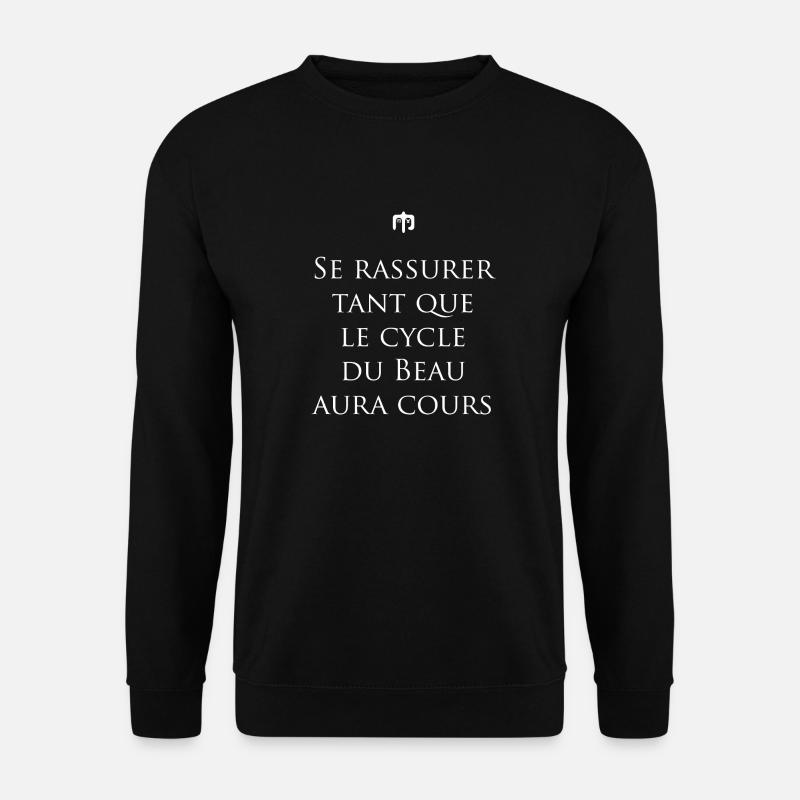 cycledubeau wite - Sweat-shirt Unisexe - noir