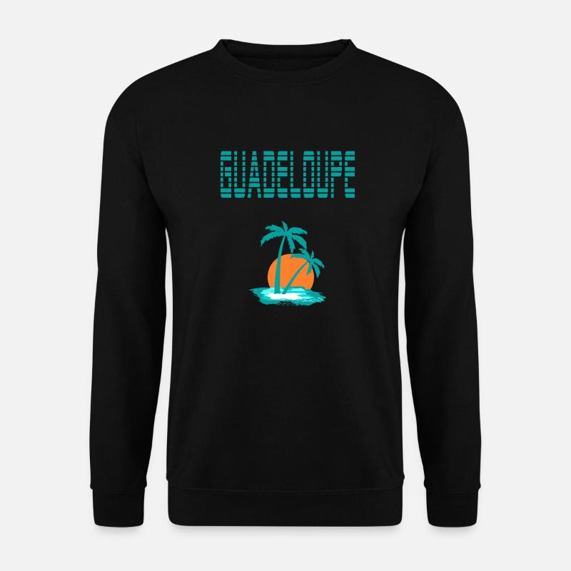 Guadeloupe - Unisex Pullover - Schwarz