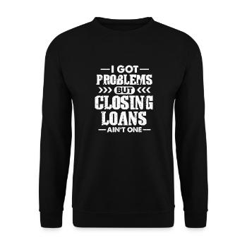 J’ai eu des problèmes mais la clôture des prêts Aint One - Prêt - Sweat-shirt Unisexe - noir - Devant - Alina (178cm) & Michal (187cm)