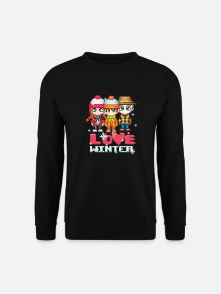 Love Winter - Unisex Sweatshirt - black
