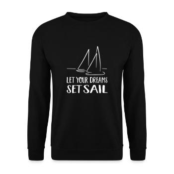Voile - Sweat-shirt Unisexe - noir - Devant - Alina (178cm) & Michal (187cm)