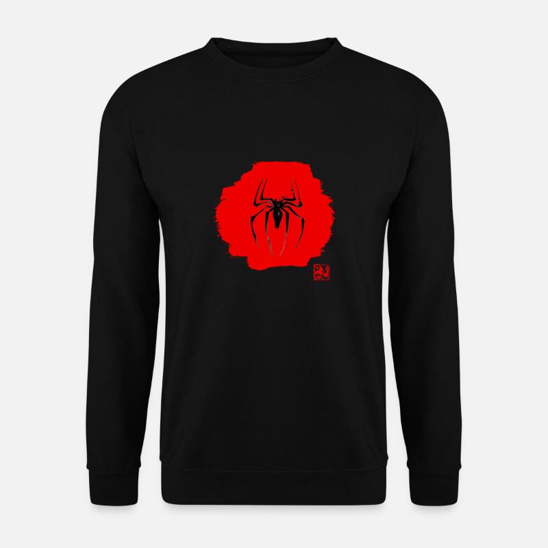 spider red - Unisex Sweatshirt - black