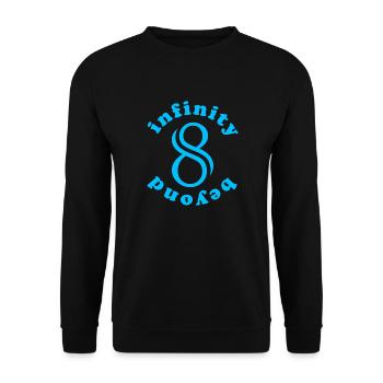 Infinity & Beyond - Unisex Pullover - Schwarz - Vorne - Alina (178cm) & Michal (187cm)