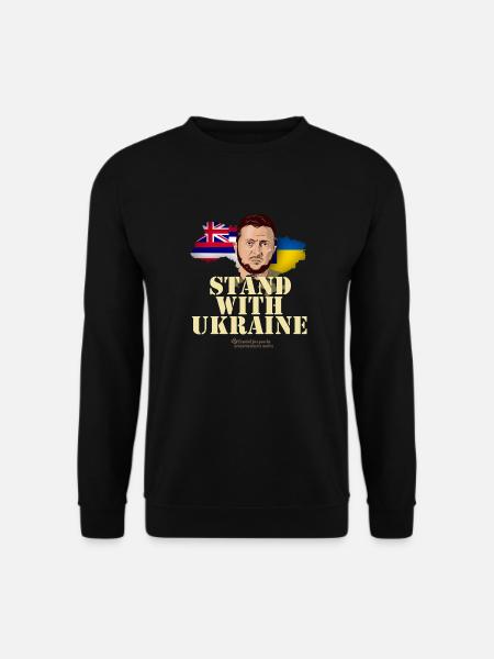 Ukraine Hawaii - Unisex Sweatshirt - black