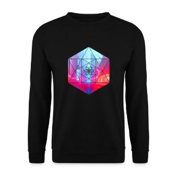 Cyber Gem - Unisex Pullover - Schwarz - Vorne - Alina (178cm) & Michal (187cm)