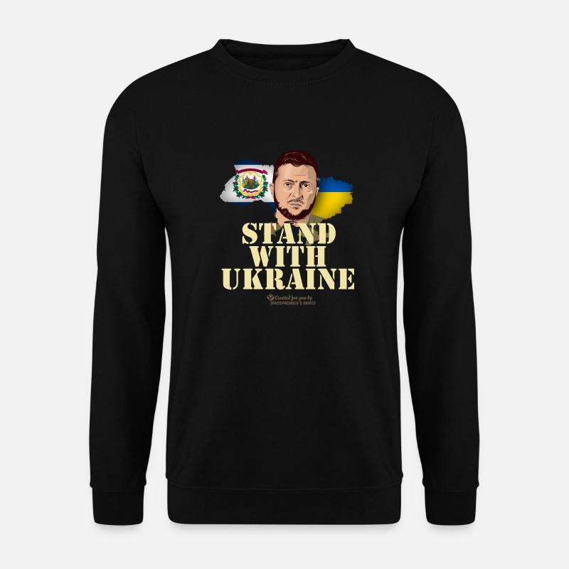 Ukraine West Virginia - Unisex Sweatshirt - black