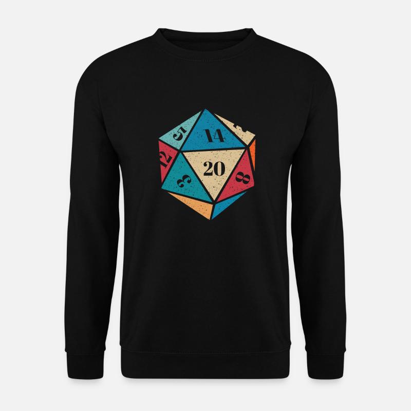RPG-RPG-Tabletop-Rollenspiele Gamer-Rollenspiel - Unisex Pullover - Schwarz