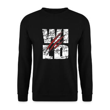 Wild - Unisex Sweatshirt - black - Front - Alina (178cm) & Michal (187cm)