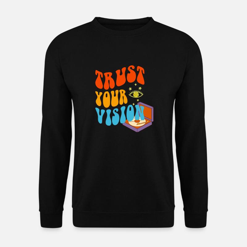 Trust Your Vision Turntable - Unisex Pullover - Schwarz