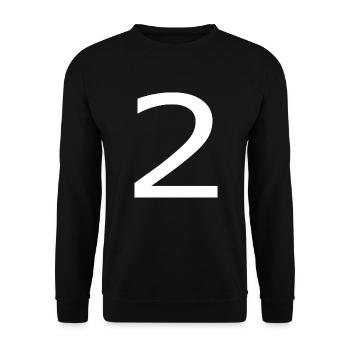 2 - Sweat-shirt Unisexe - noir - Devant - Alina (178cm) & Michal (187cm)