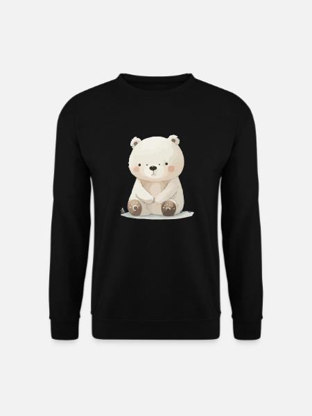 Iggy le petit ourson - Sweat-shirt Unisexe - noir