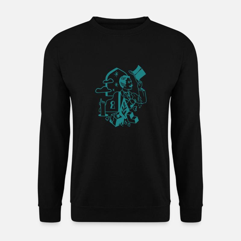 Gentleman forever - Unisex Sweatshirt - black