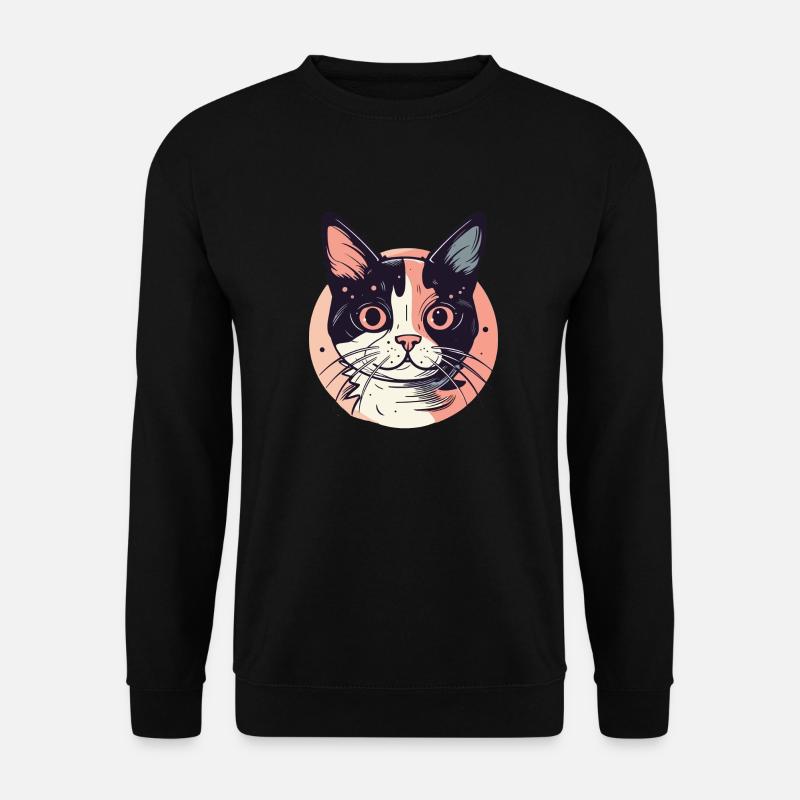 Katze - Unisex Pullover - Schwarz