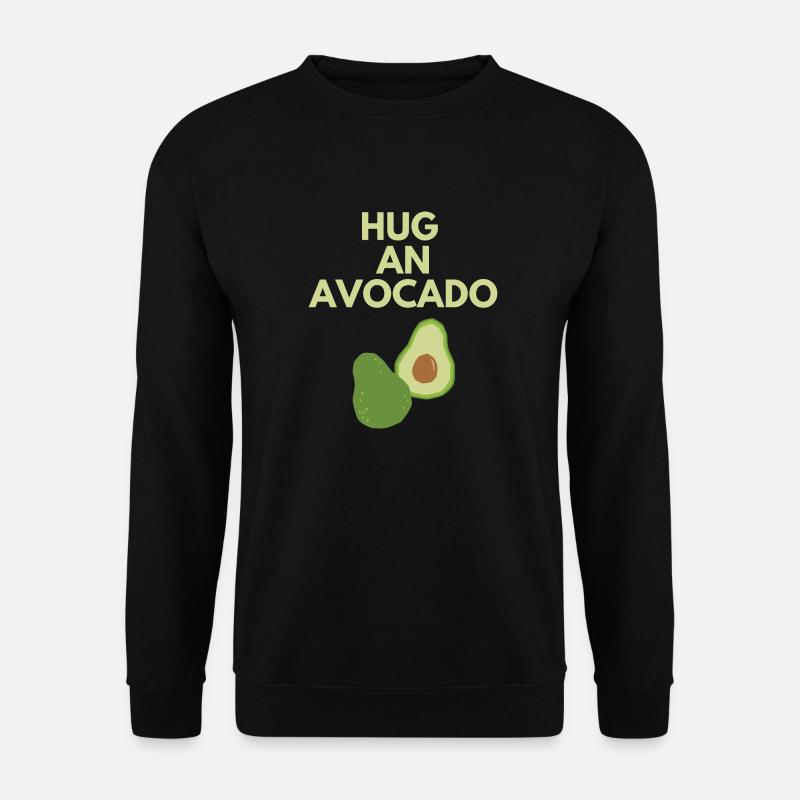 HUG AN AVOCADO - Unisex Sweatshirt - black