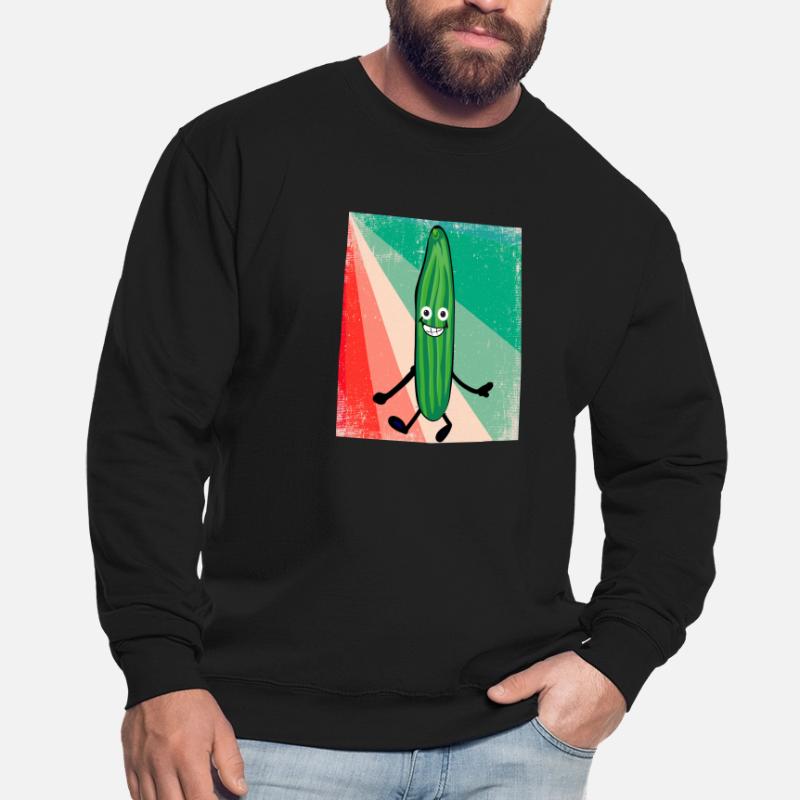 Concombre,Concombre,Concombre,Concombre,Concombre,Rétro Sweat-shirt Unisexe