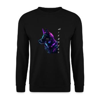 Cyberdog - Unisex Pullover - Schwarz - Vorne - Alina (178cm) & Michal (187cm)