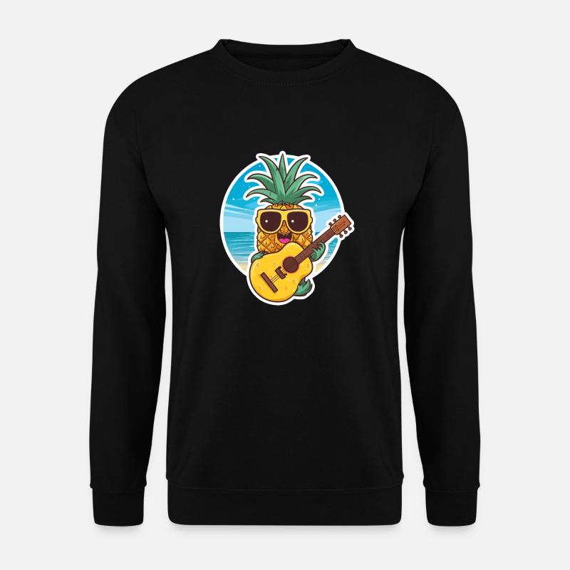 Ukulele Pineapple - Unisex Sweatshirt - black