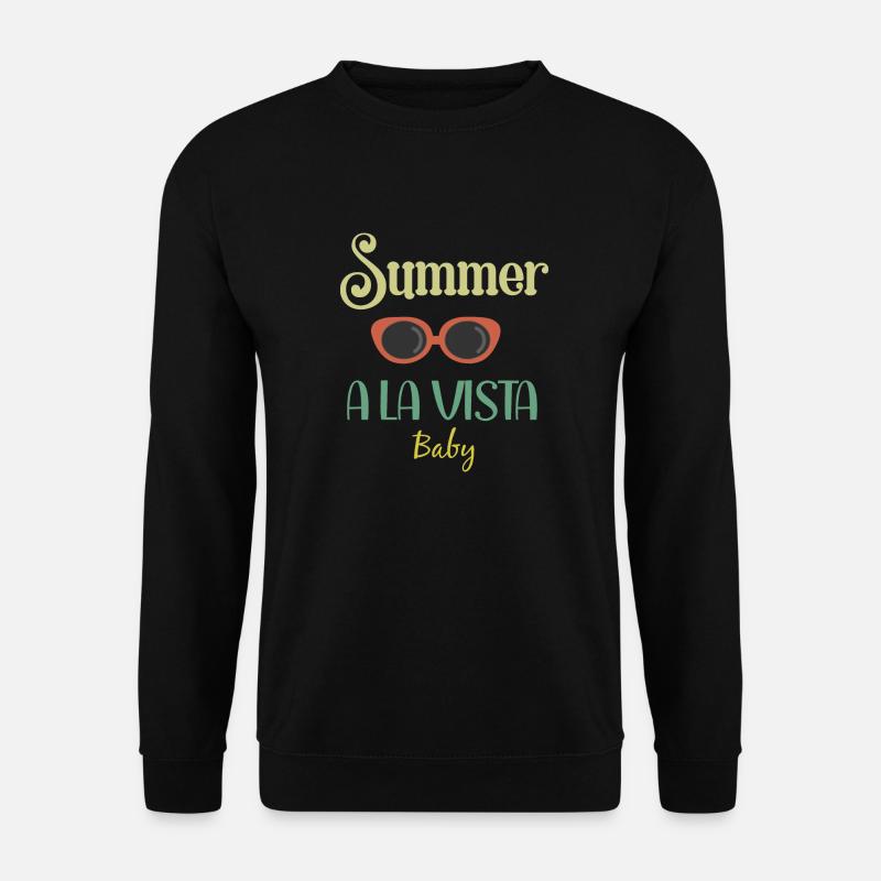 Sommer-Vibes - Unisex Pullover - Schwarz