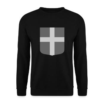eng tactical shield - Unisex Sweatshirt - black - Front - Alina (178cm) & Michal (187cm)