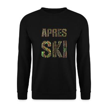 Apres Ski - Unisex Pullover - Schwarz - Vorne - Alina (178cm) & Michal (187cm)