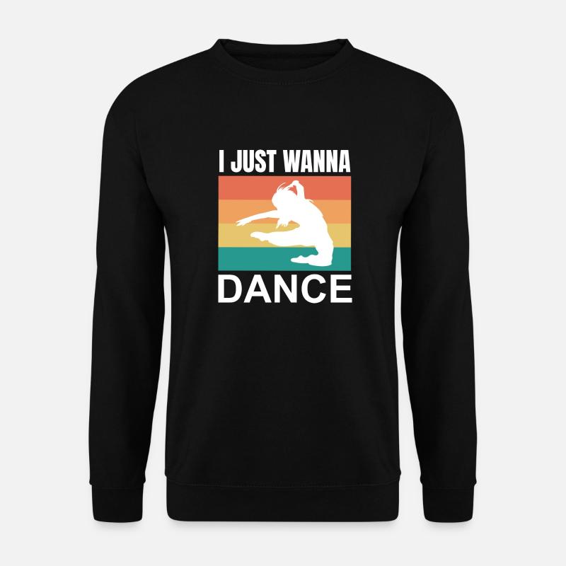 Dancing Dance Music - Unisex Pullover - Schwarz