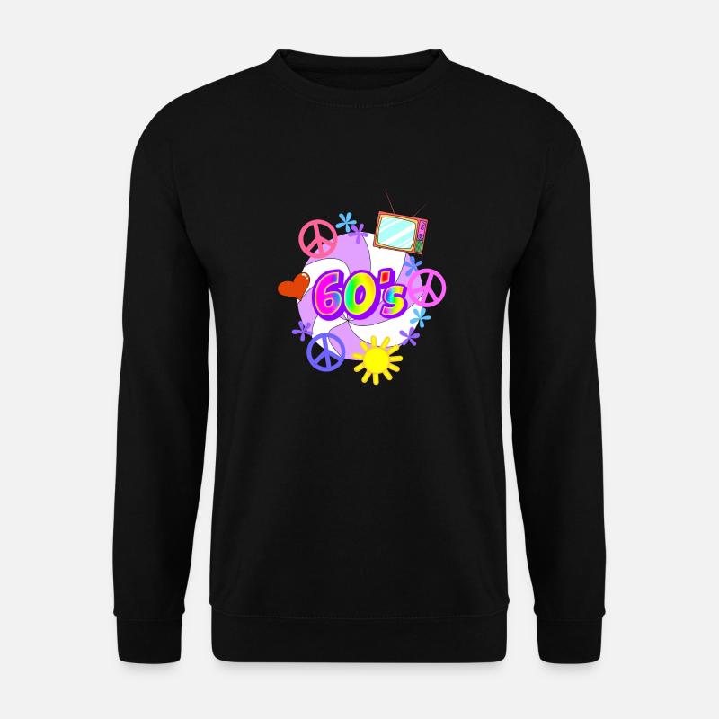 Die 60er Jahre - Unisex Pullover - Schwarz