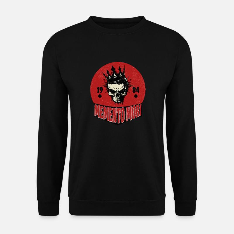 Memento Mori - Unisex Pullover - Schwarz