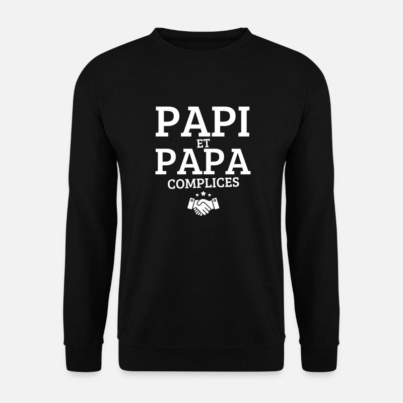 PAPI UND PAPA MITSCHULDIG - Unisex Pullover - Schwarz