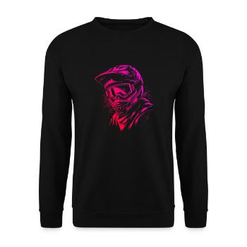 Cyclistes Cyclisme Cyclisme Femmes Vététistes - Sweat-shirt Unisexe - noir - Devant - Alina (178cm) & Michal (187cm)