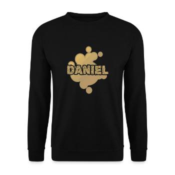 Daniel comme prénom - Sweat-shirt Unisexe - noir - Devant - Alina (178cm) & Michal (187cm)