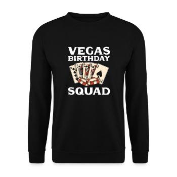Blackjack Black Jack - Unisex Pullover - Schwarz - Vorne - Alina (178cm) & Michal (187cm)