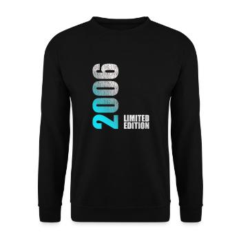 18ème anniversaire garçon fille 18 ans 2006 - Sweat-shirt Unisexe - noir - Devant - Alina (178cm) & Michal (187cm)