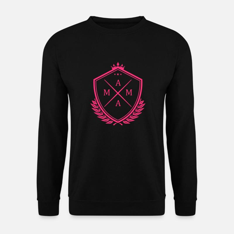 mama wappen - Unisex Pullover - Schwarz