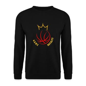 Basketball T-shirts,Hoodies,Caps im Kronen design - Unisex Pullover - Schwarz - Vorne - Alina (178cm) & Michal (187cm)