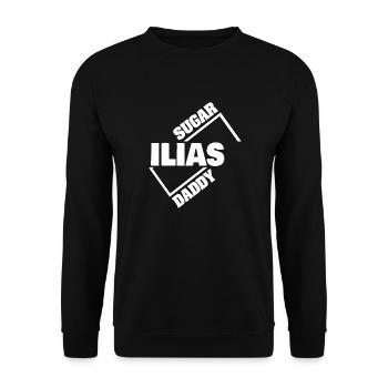 Don pour l’Iliade - Sweat-shirt Unisexe - noir - Devant - Alina (178cm) & Michal (187cm)