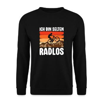 Vélo Disant VTT Vélo de route E-Bike - Sweat-shirt Unisexe - noir - Devant - Alina (178cm) & Michal (187cm)