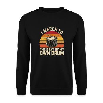 Creative freedom for musicians - Unisex Sweatshirt - black - Front - Alina (178cm) & Michal (187cm)