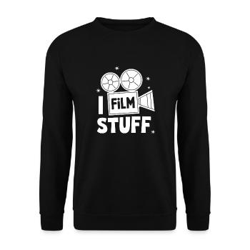 Filmemacher Filmregisseur Kameramann Film - Unisex Pullover - Schwarz - Vorne - Alina (178cm) & Michal (187cm)