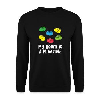 Brick Builder Brick Building Master Builder - Unisex Sweatshirt - black - Front - Alina (178cm) & Michal (187cm)