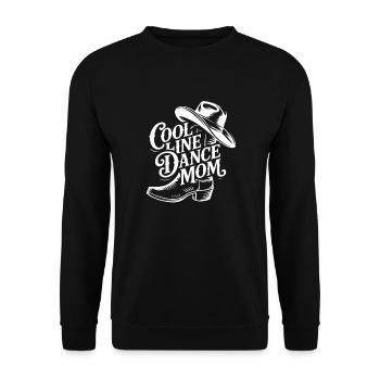 Line Dance Mom Line Dance Mom Cadeau - Sweat-shirt Unisexe - noir - Devant - Alina (178cm) & Michal (187cm)