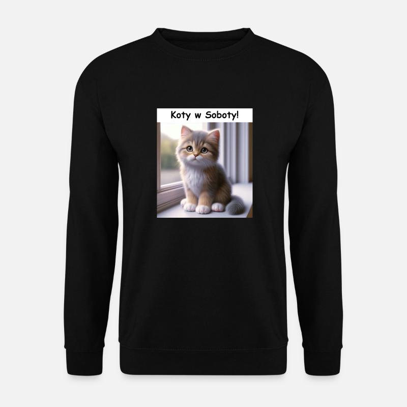 kitty - Unisex Sweatshirt - black