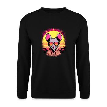 everything is okay awesome corpse we will - Unisex Pullover - Schwarz - Vorne - Alina (178cm) & Michal (187cm)