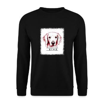 funny quote funny sayings dogs beagle love - Unisex Sweatshirt - black - Front - Alina (178cm) & Michal (187cm)